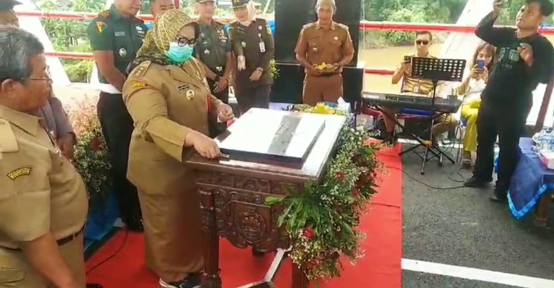 Rampung 100 persen, Jembatan Butuh Diresmikan Bupati Sragen