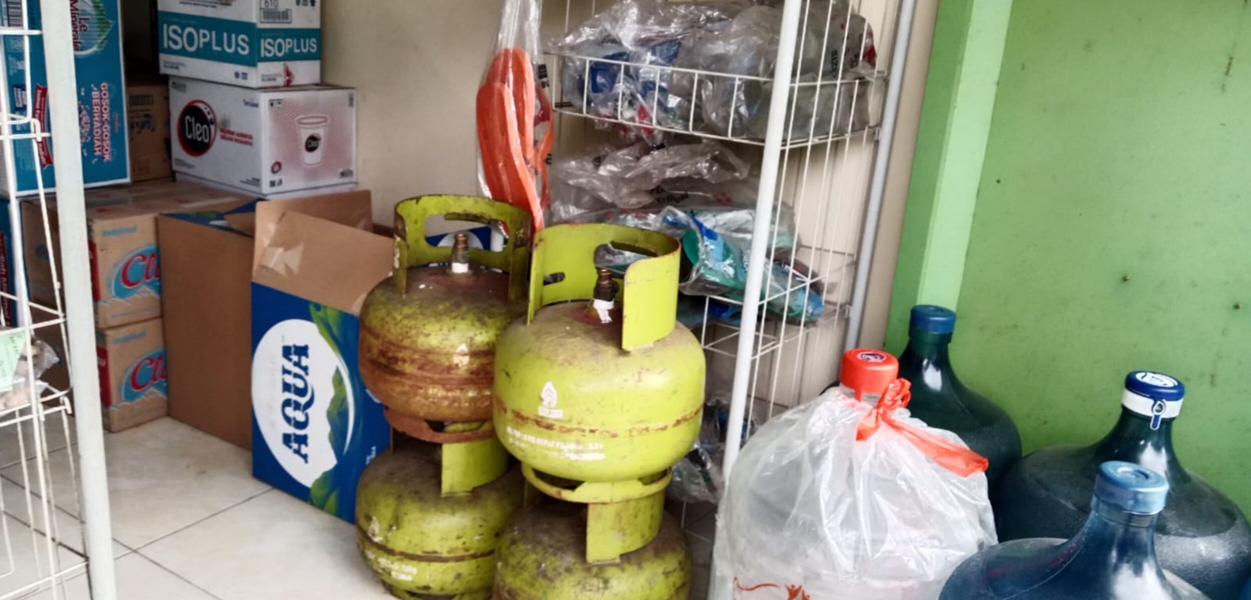 Penjual LPG 3 Kg di Sumolawang Mojokerto Tidak Tahu Aturan Baru