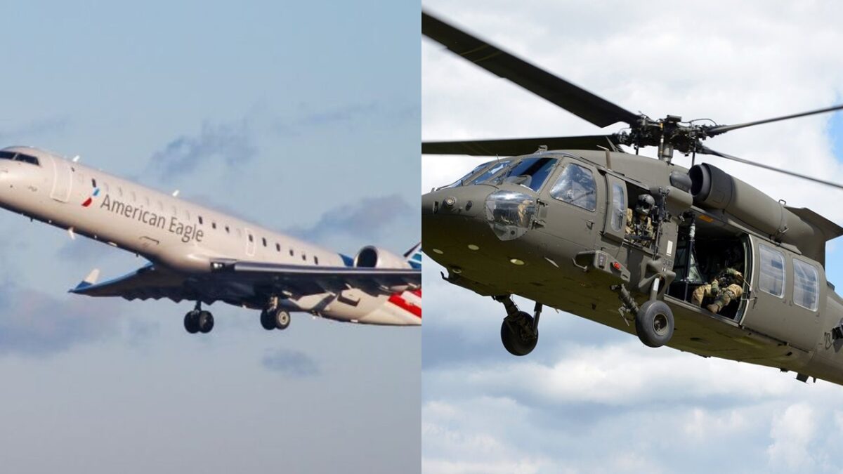 American Airlines Tabrakan dengan Black Hawk