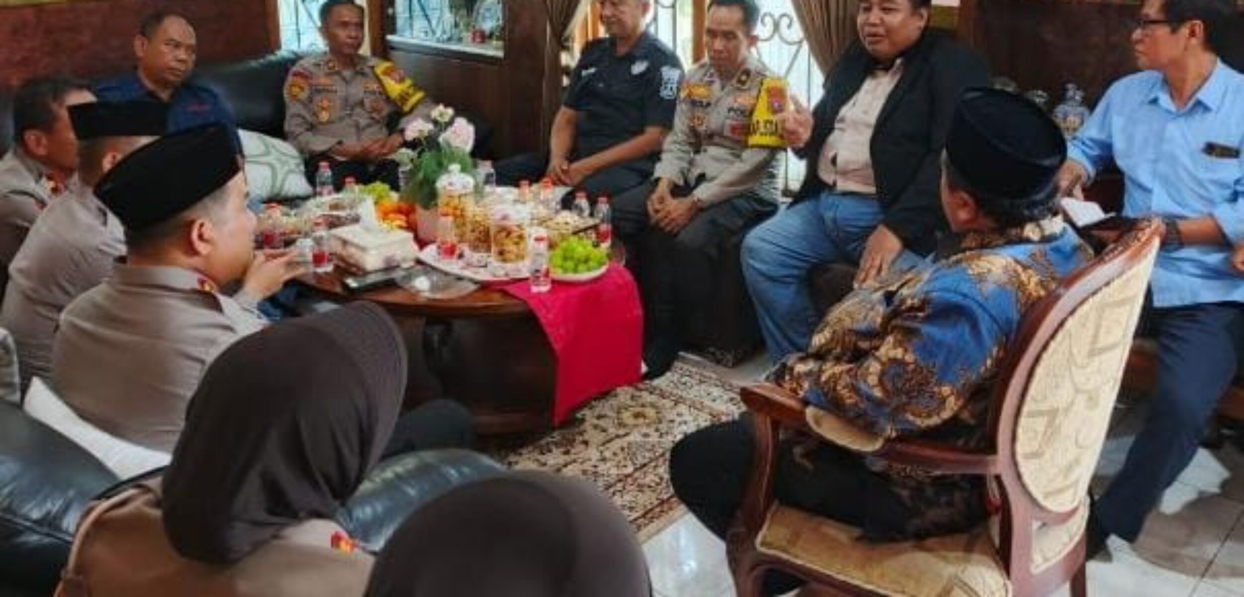 Bupati Jombang Terpilih Sambut Kunjungan Kapolres, Komitmen Jaga Kondusifitas