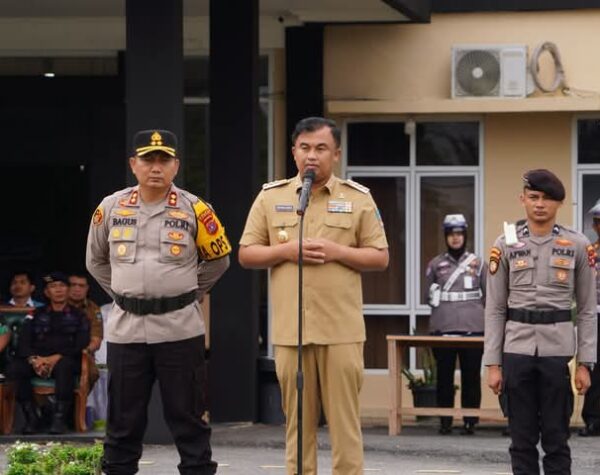 Bupati Dharmasraya Hadiri Apel Gelar Pasukan Operasi Keselamatan Singgalang 2025