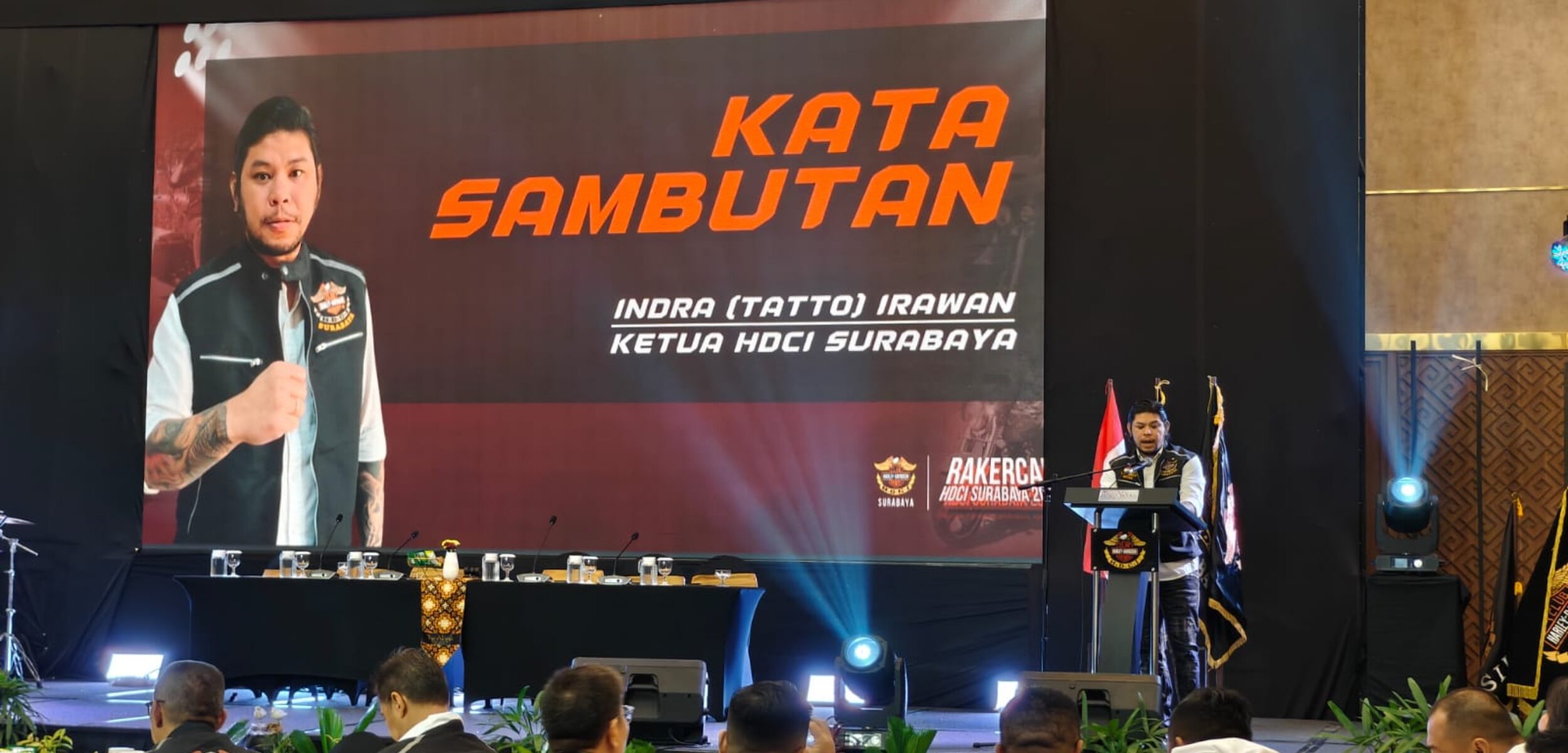 Rakercab HDCI Surabaya, Ketua Indra Irawan Rimba : Baksos dan Safety Riding Jadi Program Prioritas