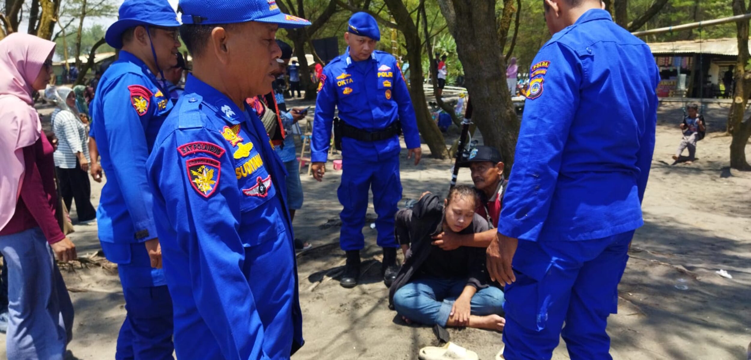 Kronologi Seorang Wanita di Bantul Terseret Ombak Pantai Cangkring