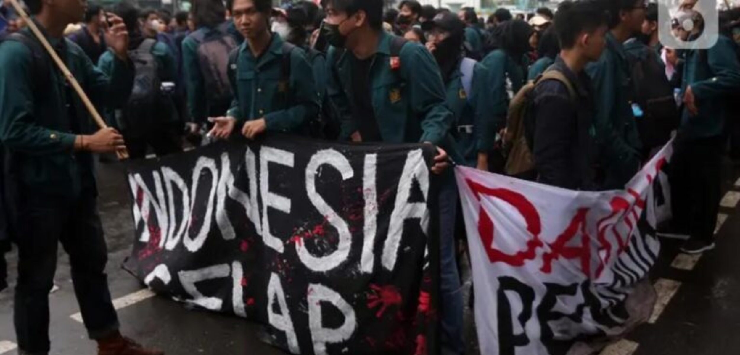 Massa Aksi Indonesia Gelap Membubarkan Diri, Desak Pembatalan Pembentukan Danantara