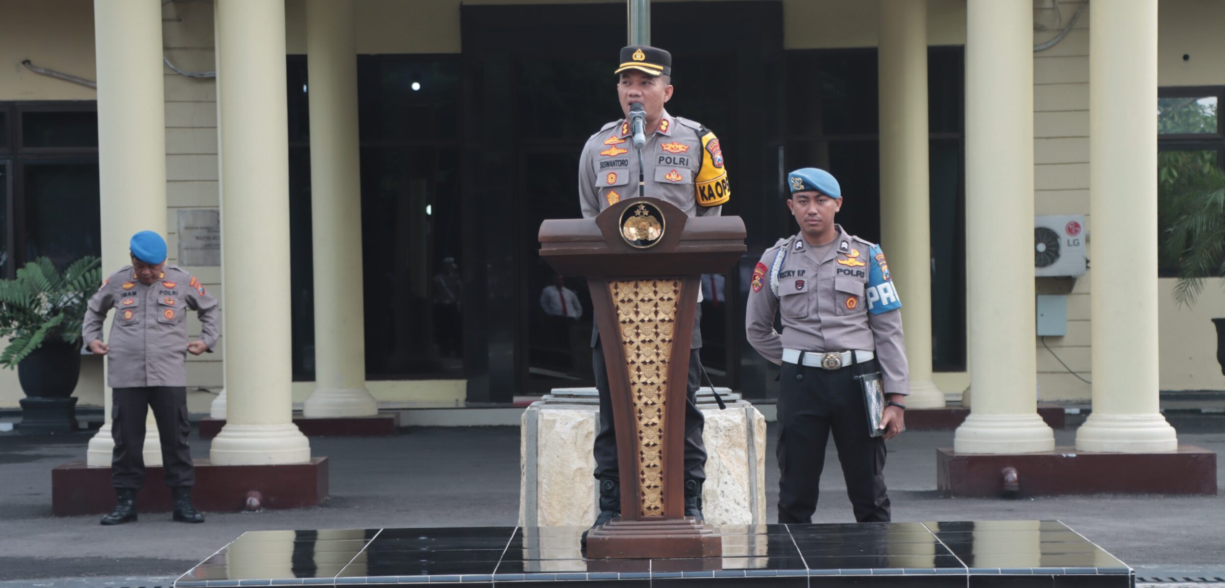 Kapolres Nganjuk Tekankan Pengamanan Humanis dan Kesiapsiagaan Jelang Puasa