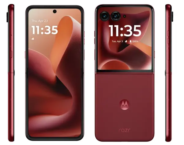 Bocoran Motorola Razr 60 Ultra, Pamerkan Desain Kulit Vegan Rio Red yang Cerah