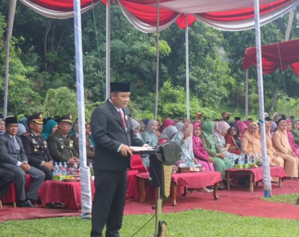 Peringati HUT Ke-21, DPRD Kabupaten Dharmasraya Hadiri Upacara Bendera