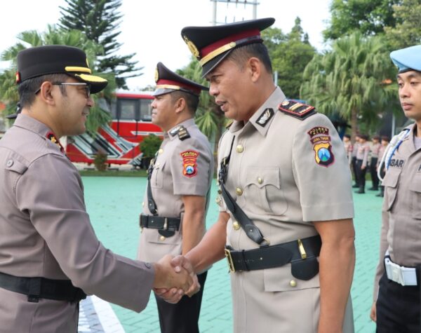 Kapolres Batu Pimpin Sertijab Kapolsek Pujon, Terus Tingkatkan Kinerja