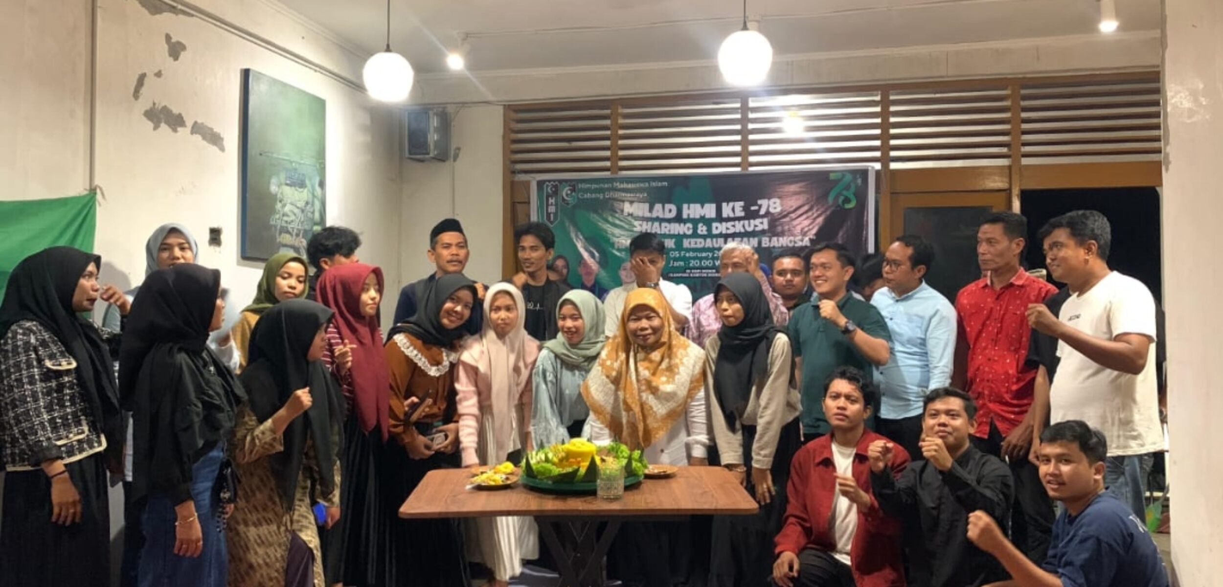 Milad Ke-78 HMI di Dharmasraya Dimeriahkan Diskusi dan Nobar Film Lafran Pane