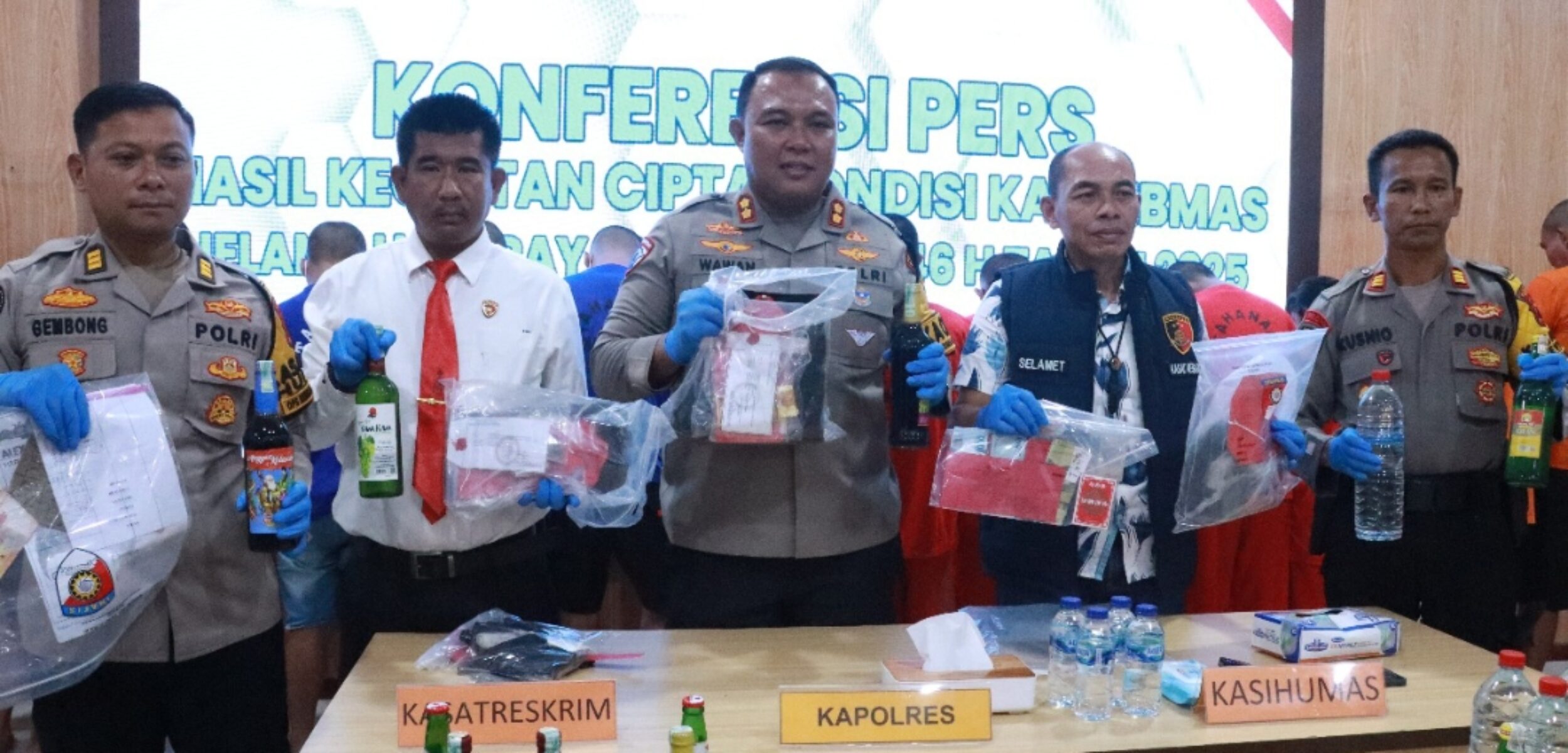 Sebulan Operasi Cipta Kondisi di Blora, Polisi Tertibkan Ratusan Tindakan Premanisme dan Peredaran Miras Ilegal