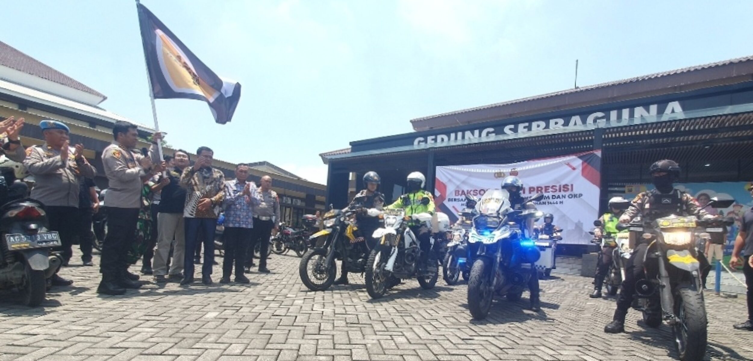 Sambut Ramadan, Polresta Sidoarjo Gandeng Mahasiswa dan OKP Gelar Baksos Presisi