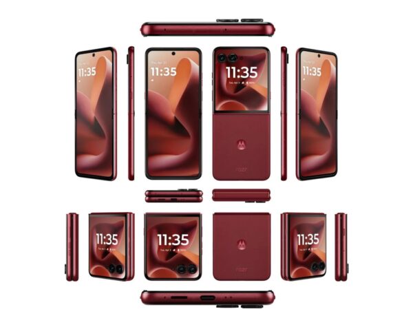 Bocoran Motorola Razr 60 Ultra: Desain Mewah dengan Balutan Kulit Vegan Rio Red