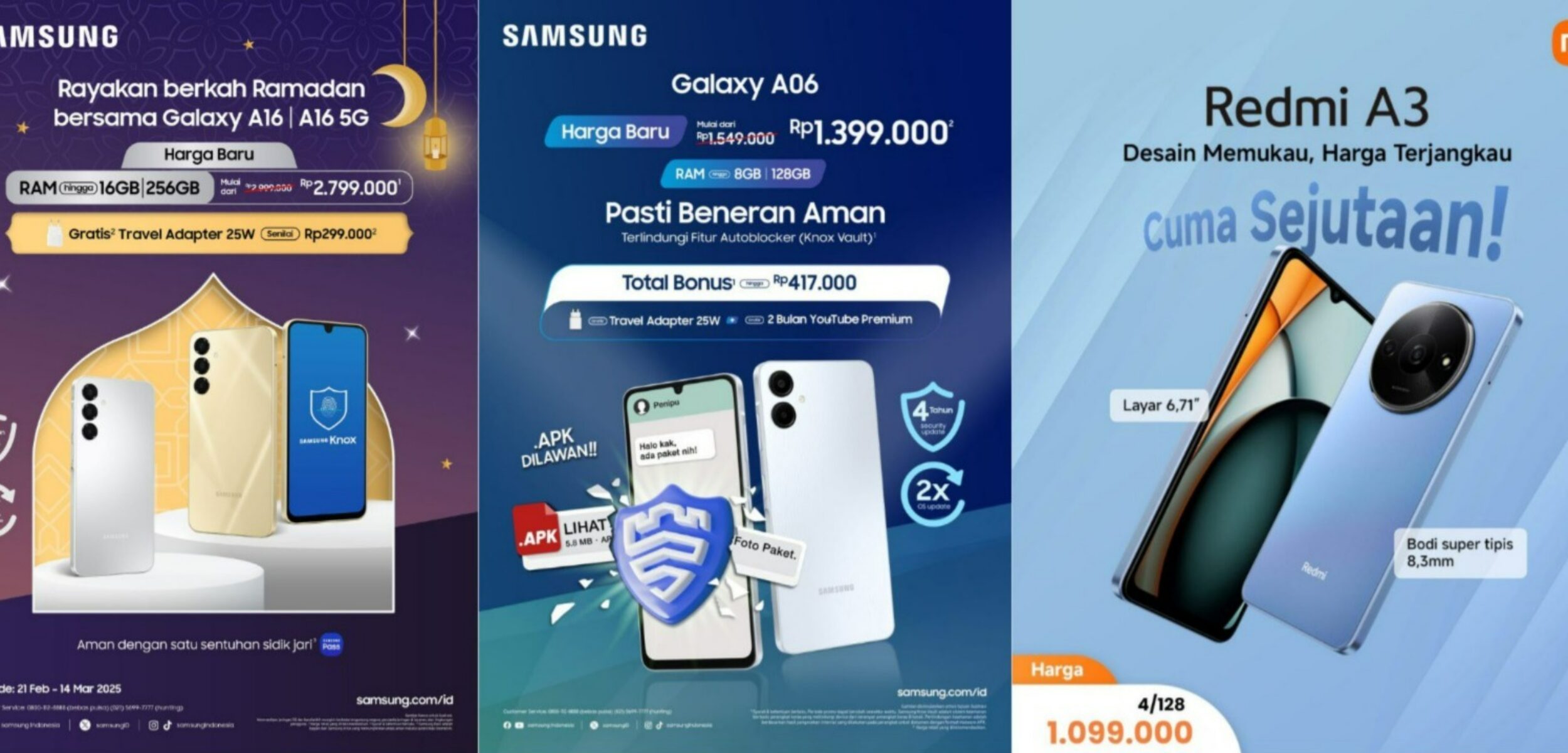 Sambut Ramadan 1446H, Taracell Mojokerto Hadirkan Promo Berkah Samsung dan Redmi