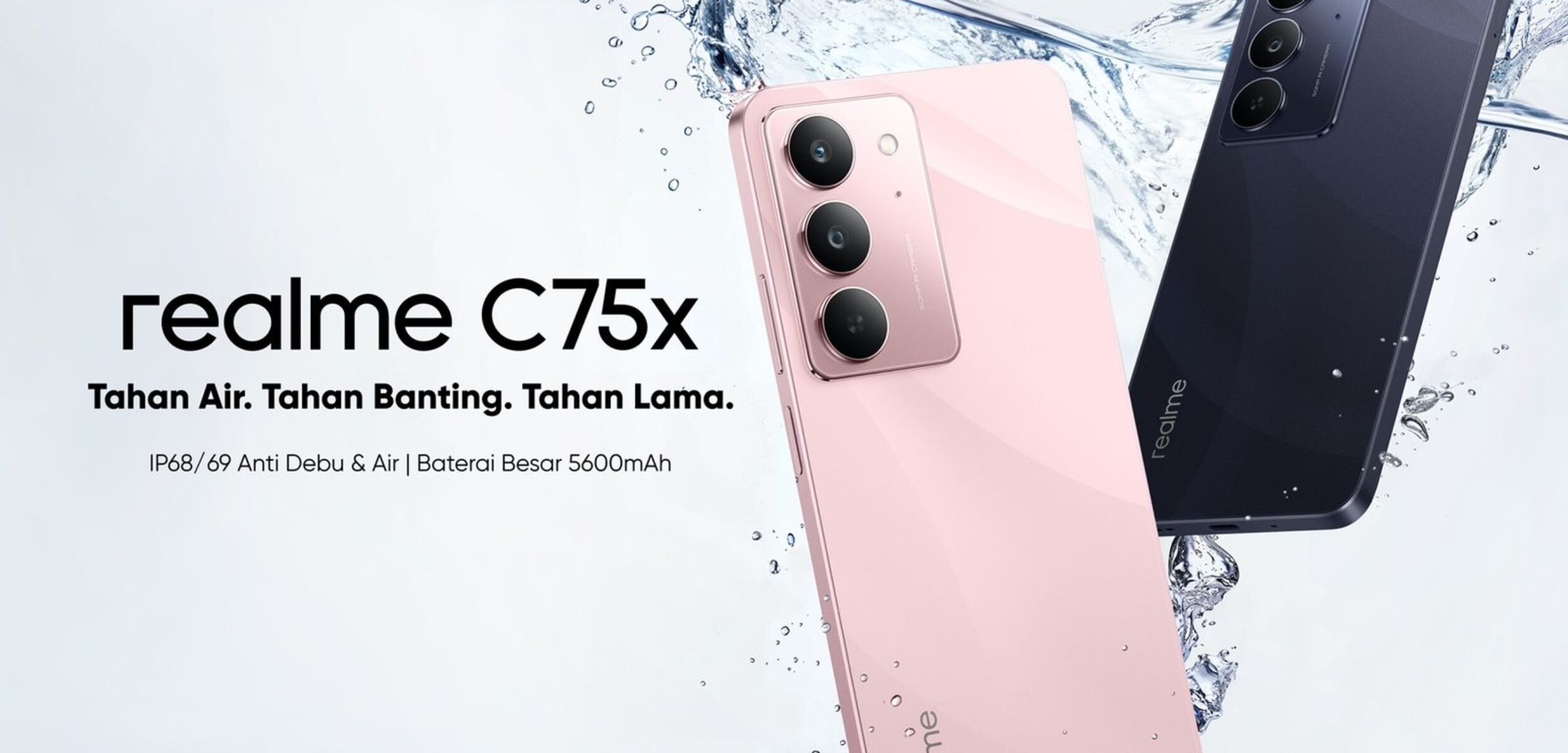 realme C75x Siap Meluncur 27 Februari 2025, Bawa Keunggulan Tahan Air dan Harga Lebih Terjangkau