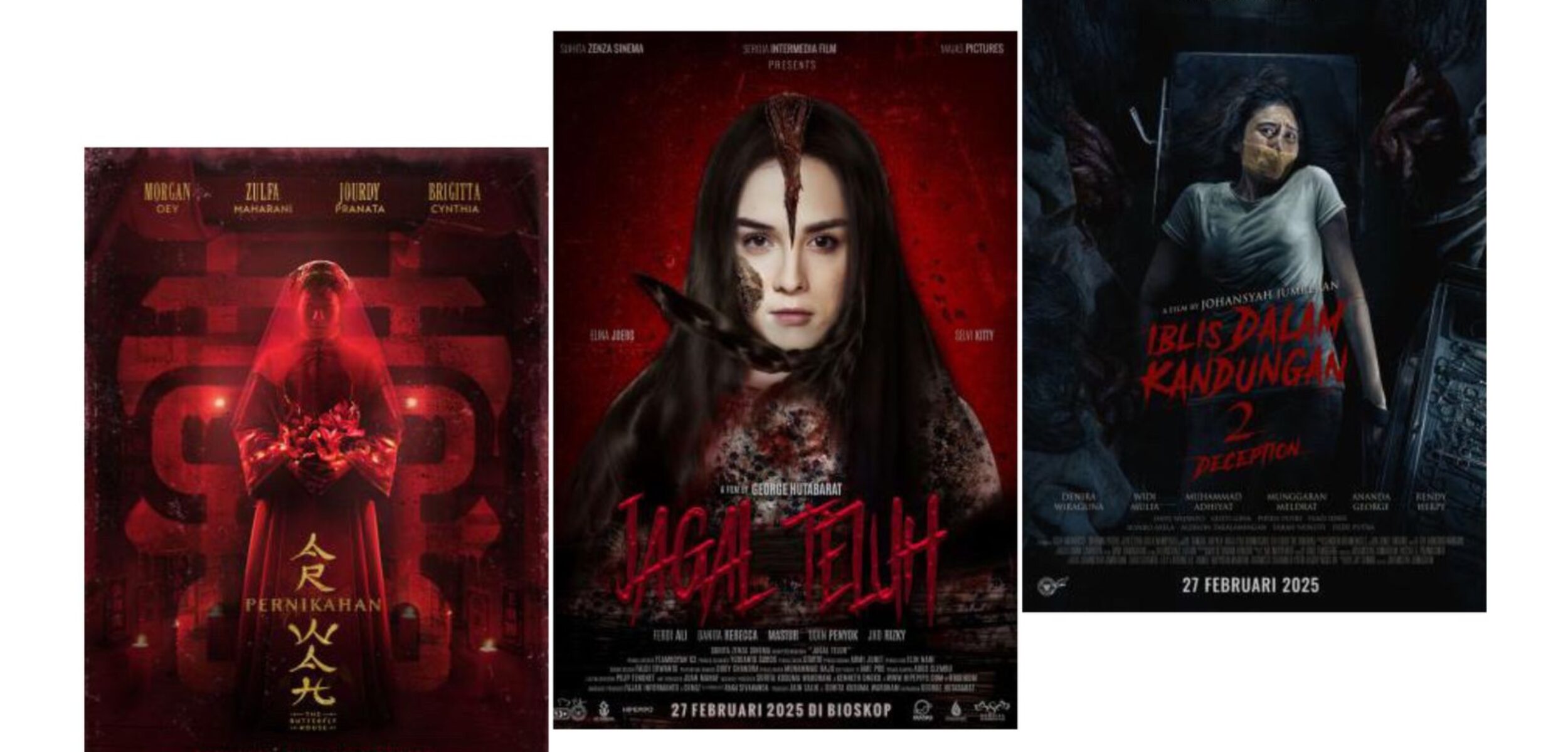Simak Jadwal Bioskop 27 Februari 2025, Ada 3 Film Horor Baru Rilis!