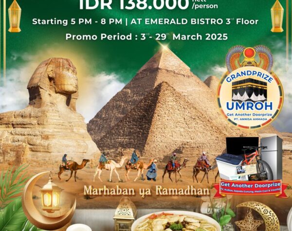 Ayola Sunrise Mojokerto Mempersembahkan ‘Magnificent Iftar of Egypt’