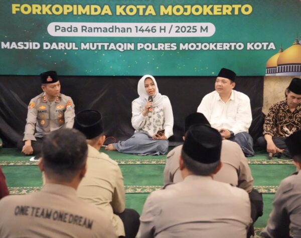 Wujud Sinergi dan Kekompakan, Ning Ita Safari Ramadan ke Forkopimda Kota Mojokerto