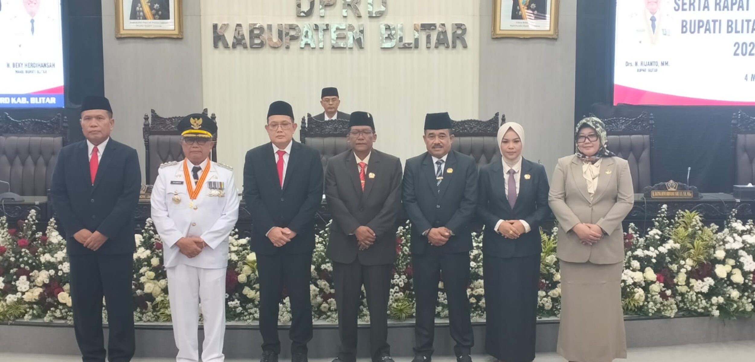 Bupati Rijanto Paparkan Visi-Misi dalam Rapat Paripurna DPRD Kabupaten Blitar