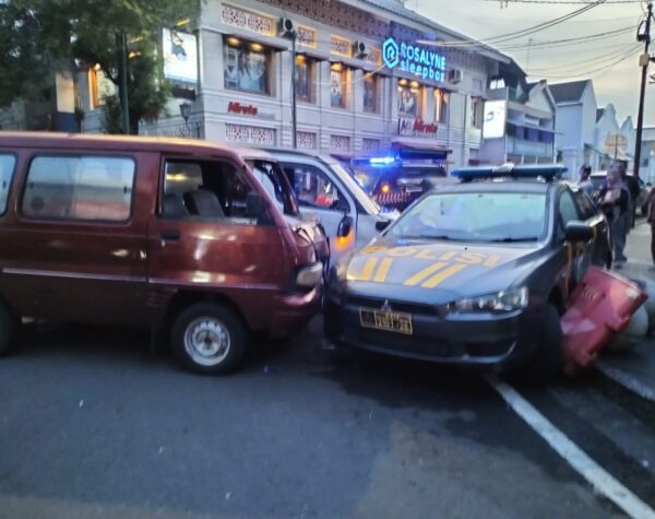 Kronologi Mobil Patroli Polisi Dihantam Dua Kendaraan di Jalan Malioboro Yogyakarta, Kerugian Capai Rp 20 Juta