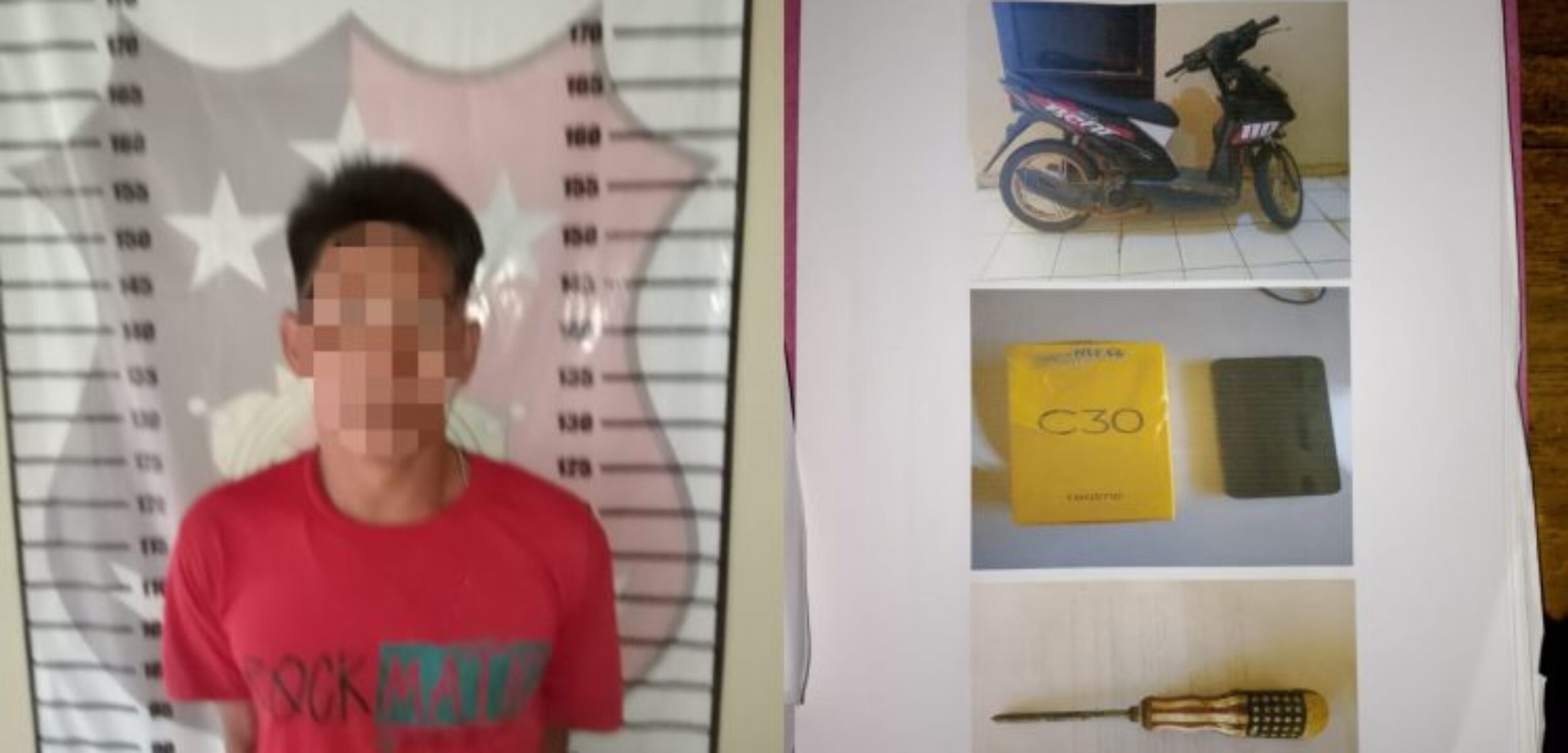 Polsek Sungkai Selatan Polres Lampung Utara Amankan Pelaku Curat, Begini Kronologinya