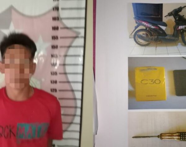 Polsek Sungkai Selatan Polres Lampung Utara Amankan Pelaku Curat, Begini Kronologinya