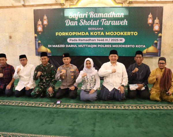 Safari Ramadan di Masjid Polres Mojokerto Kota, Forkopimda Perkuat Kebersamaan dan Sinergi