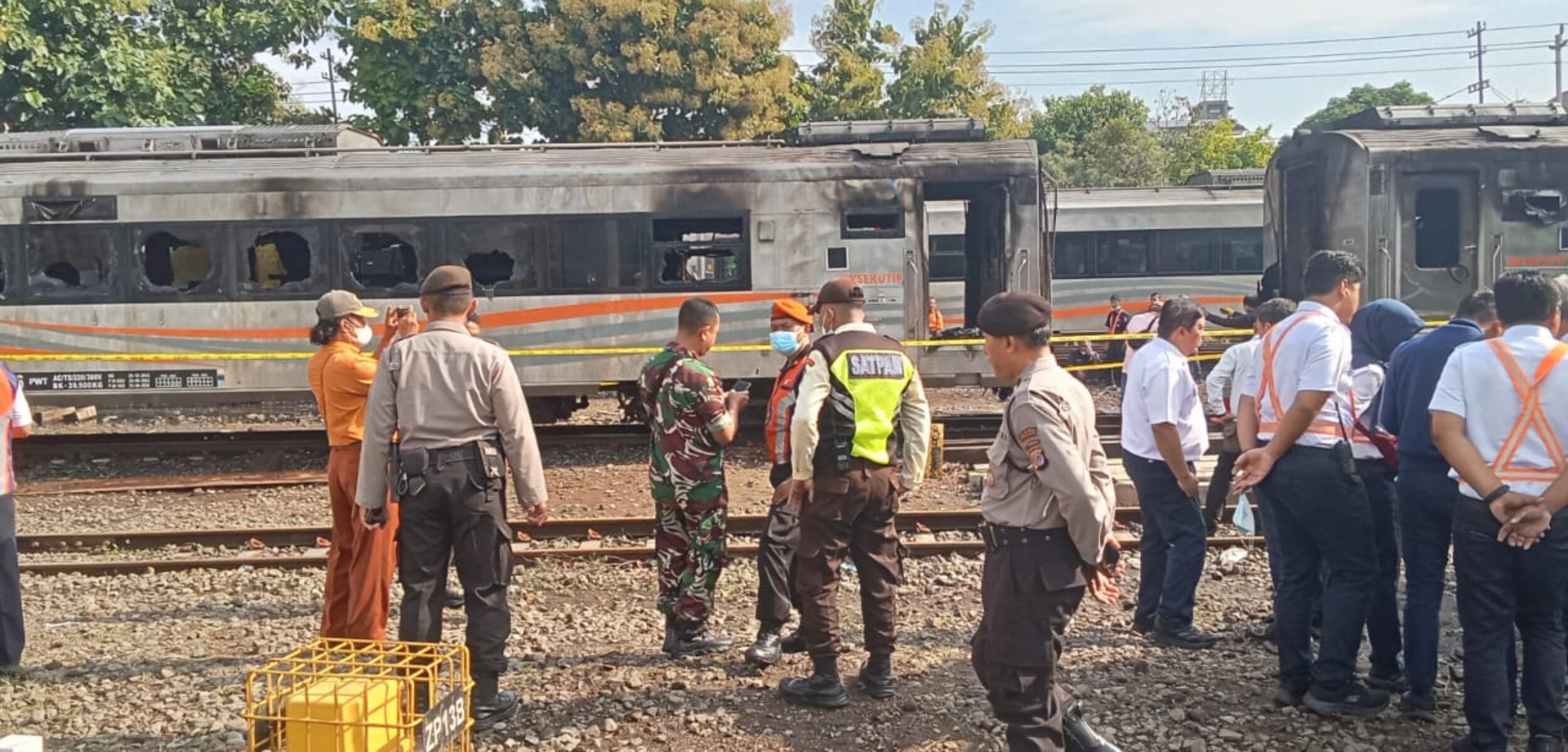 Polisi Sebut Tiga Gerbong Kereta Api di Stasiun Tugu Yogyakarta Sengaja Dibakar, Begini Motif Pelaku
