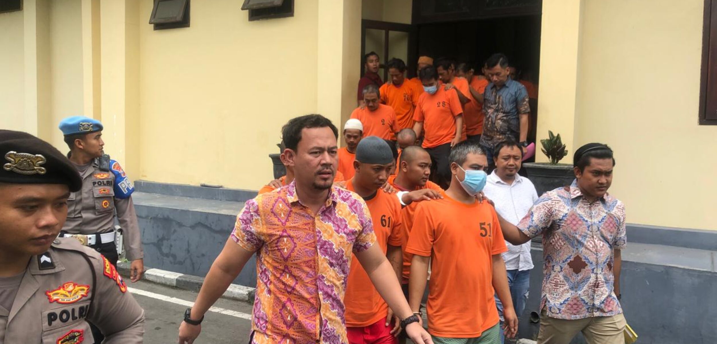 Operasi Pekat di Mojokerto, Sebanyak 81 Tersangka Dibekuk Polisi