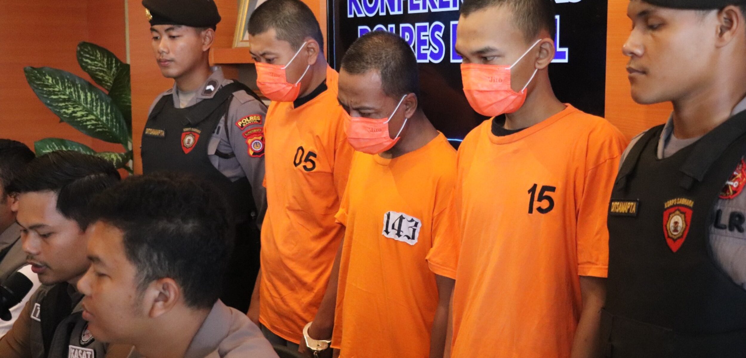 Polres Bantul Tangkap Tiga Pengedar Obat Terlarang, Barang Bukti Puluhan Ribu Butir