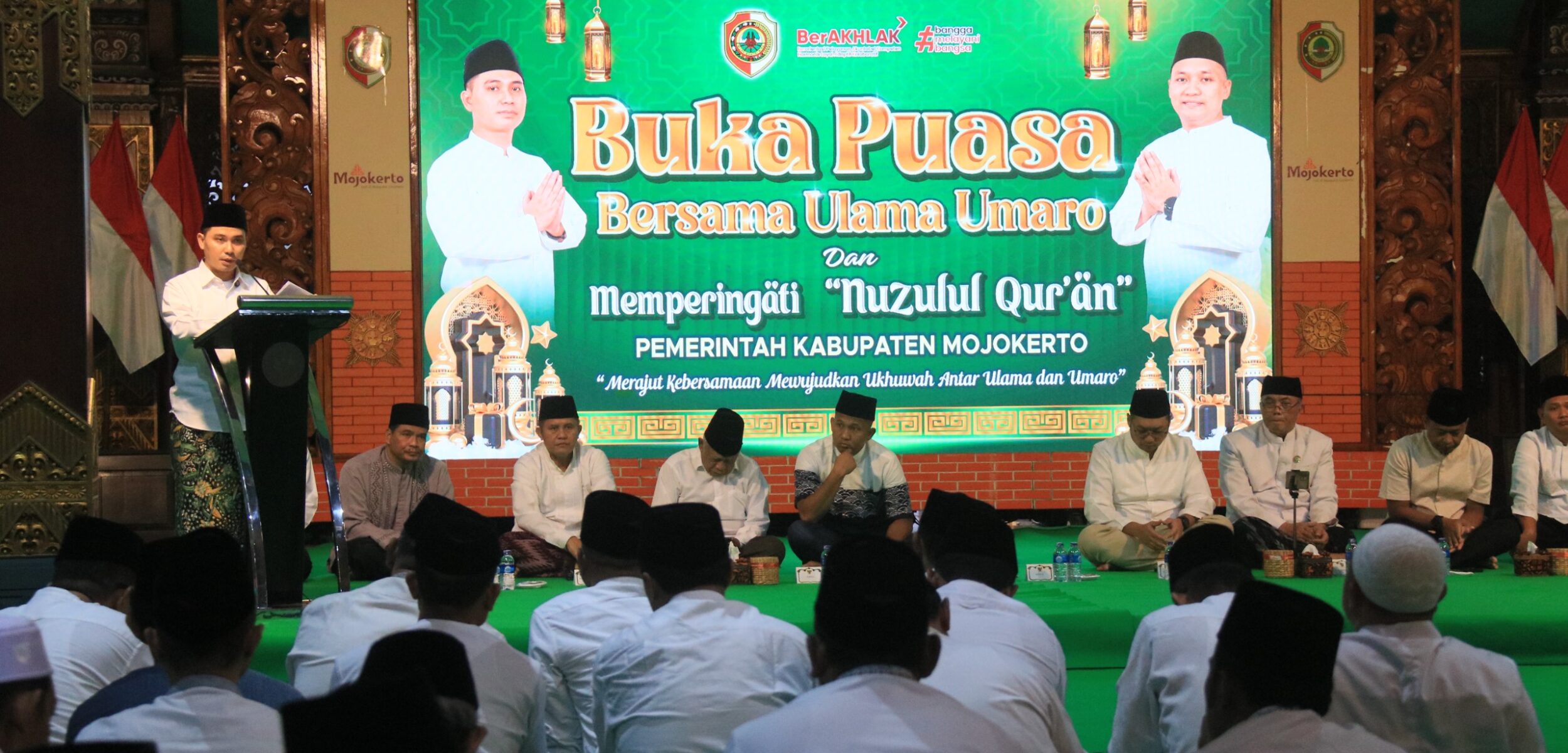 Peringati Nuzulul Quran, Bupati Mojokerto Buka Puasa Bersama Ulama dan Umara