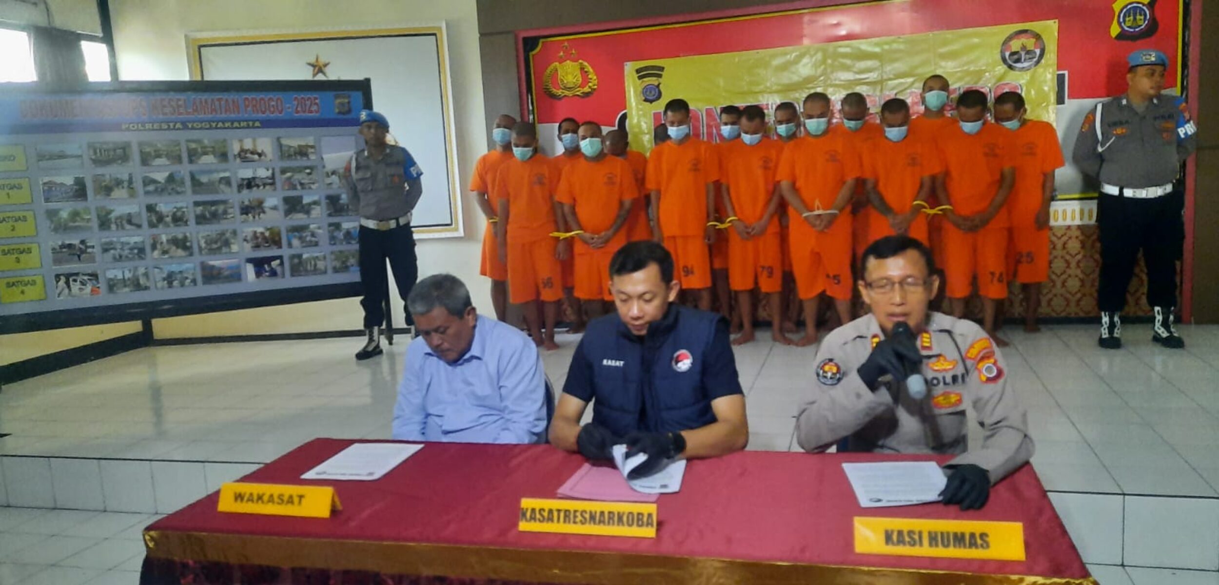 Belasan Kasus Penyalahgunaan Narkoba Diungkap Polresta Yogyakarta, 3 Orang Masih di Bawah Umur