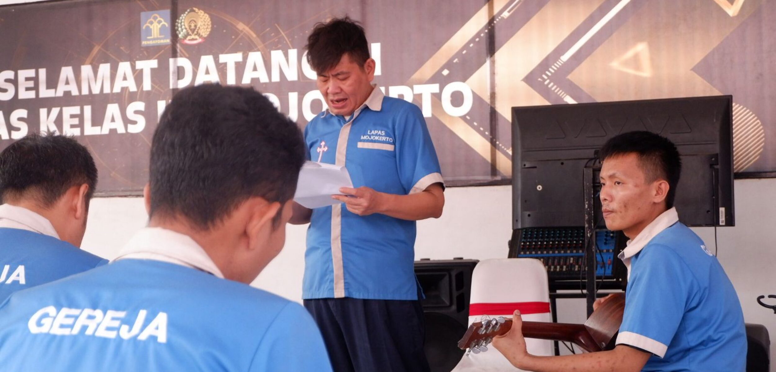 Lapas Mojokerto Berikan Pembinaan Rohani bagi Warga Binaan Nasrani