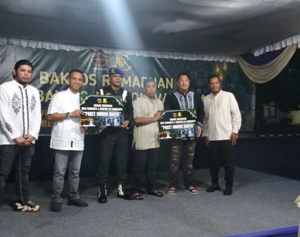 HDCI Surabaya bareng Denpom V/4 Brawijaya, Tebarkan Kebaikan Berikan 10 Paket Umroh hingga Santunan