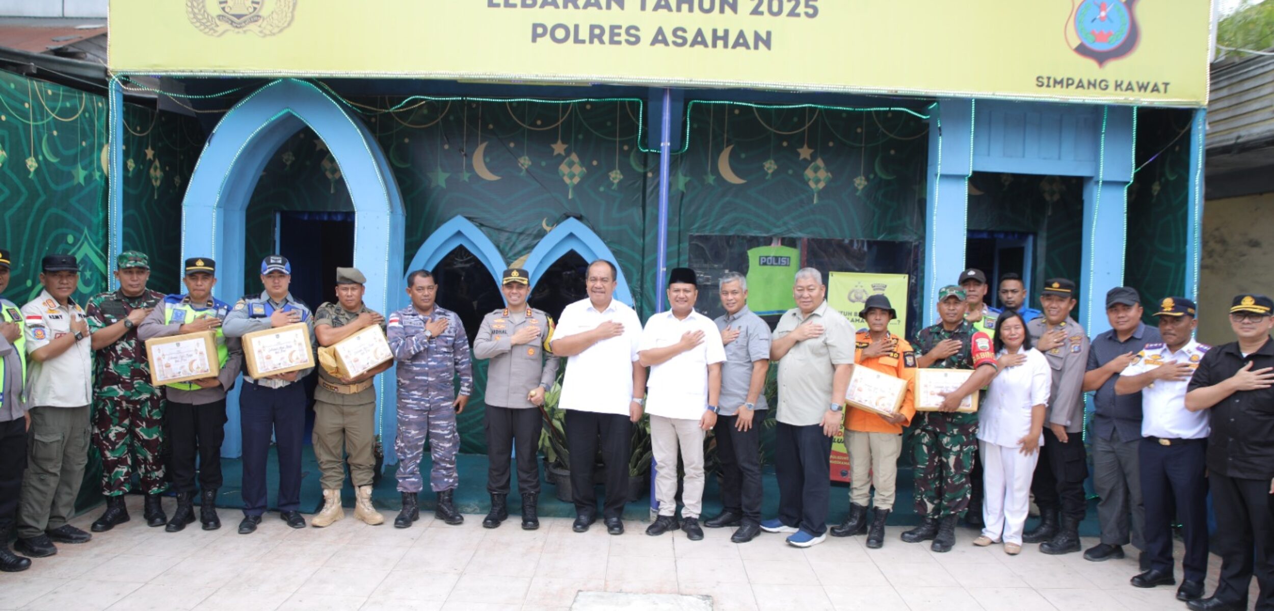 Bupati Asahan Bersama Forkopimda Tinjau Pos Pam Lebaran