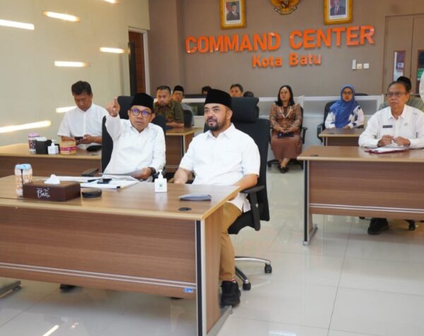 Pemkot Batu Ikuti Peluncuran Indikator Monitoring Center for Prevention KPK RI Secara Virtual