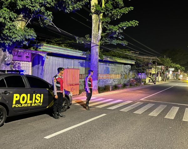 Antisipasi Gangguan Kamtibmas dan Balap Liar, Polres Batu Intensifkan Patroli Sahur