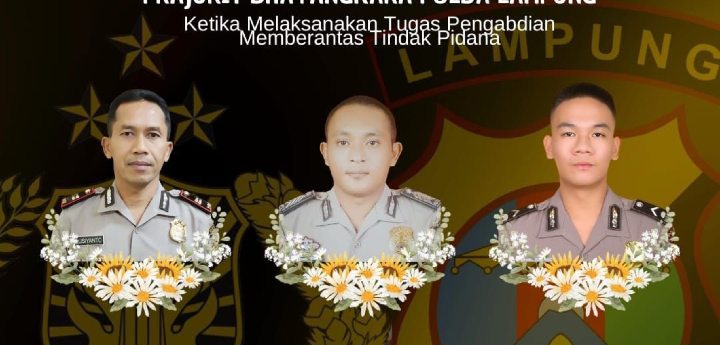 Kronologi Tiga Polisi Tewas saat Gerebek Judi Sambung Ayam di Lampung