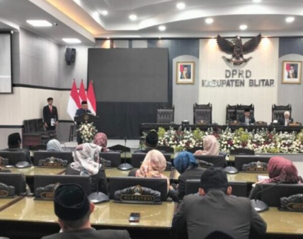 DPRD Kabupaten Blitar Gelar Rapat Paripurna Penyampaian LKPJ Bupati Blitar Tahun 2024