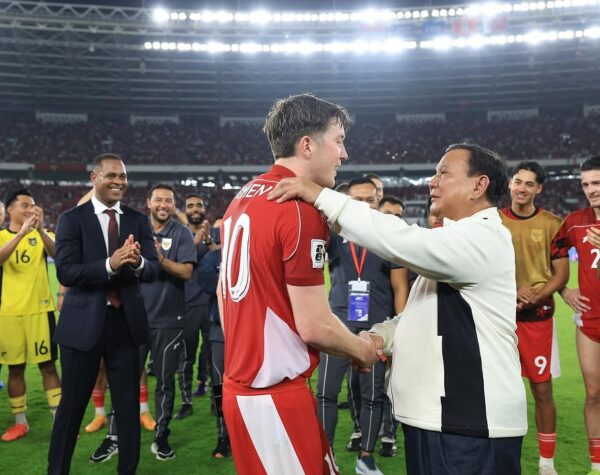Taklukkan Bahrain 1-0, Presiden Prabowo Apresiasi Timnas Indonesia