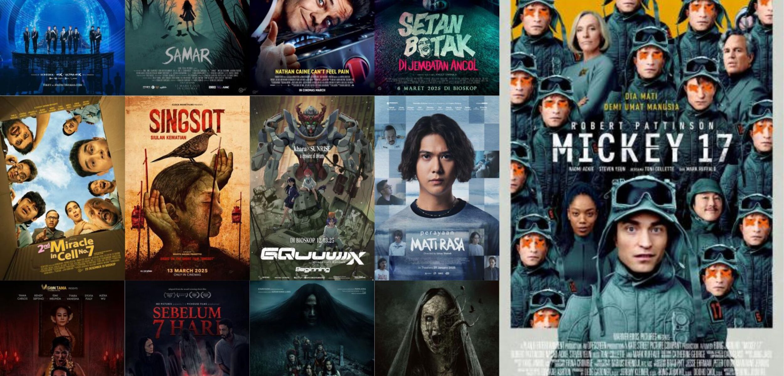 Ada 13 Film Pilihan, Simak Jadwal Bioskop CGV Sunrise Mall Mojokerto Hari Ini