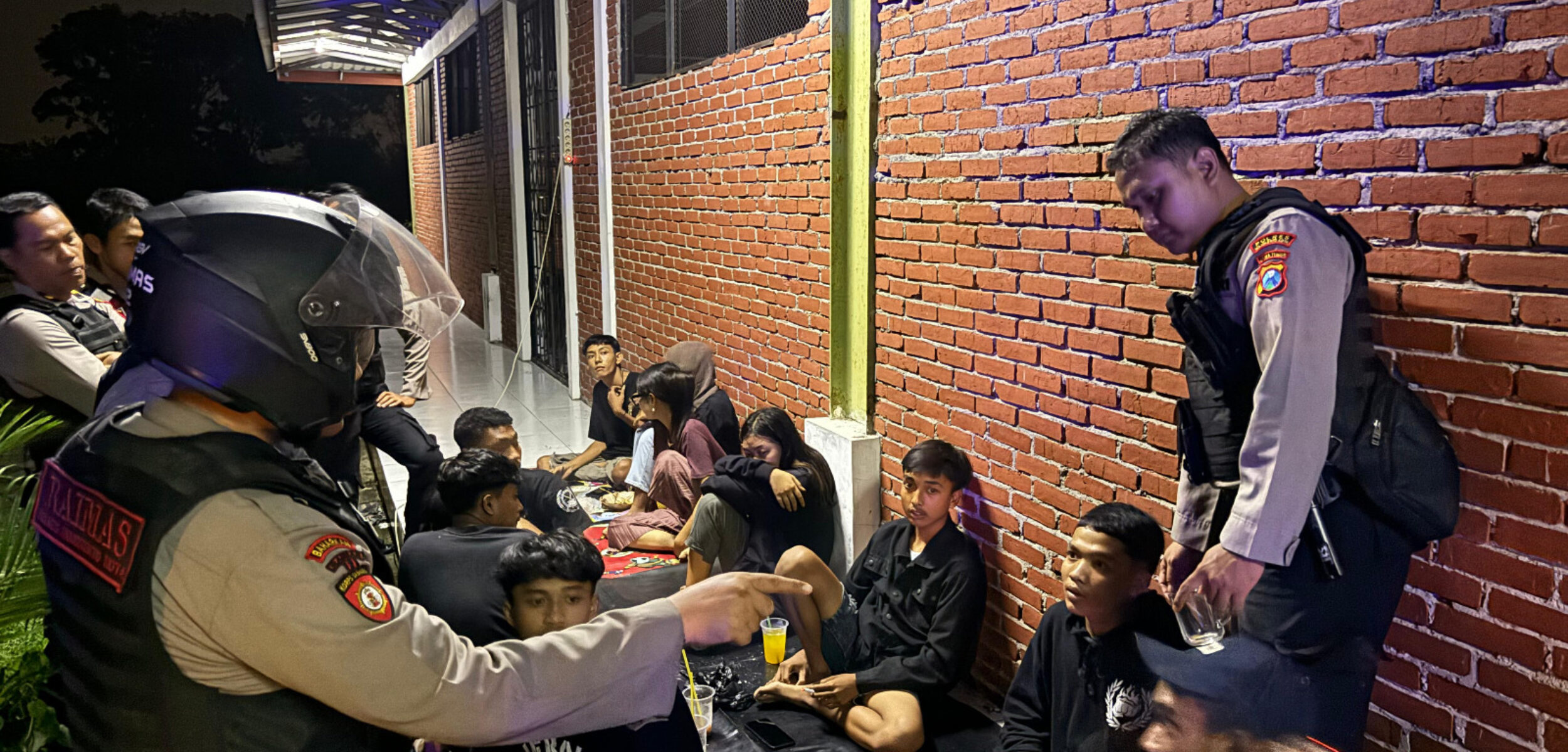 Jamin Ramadan Aman, Polres Mojokerto Kota Siaga Antisipasi Perang Sarung dan Balap Liar