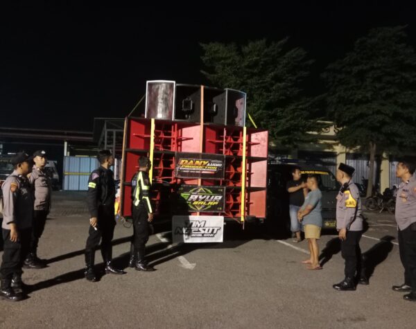 Tanggapi Keluhan Masyarakat, 4 Kendaraan Sound Horeg Berhasil Diamankan Polres Mojokerto