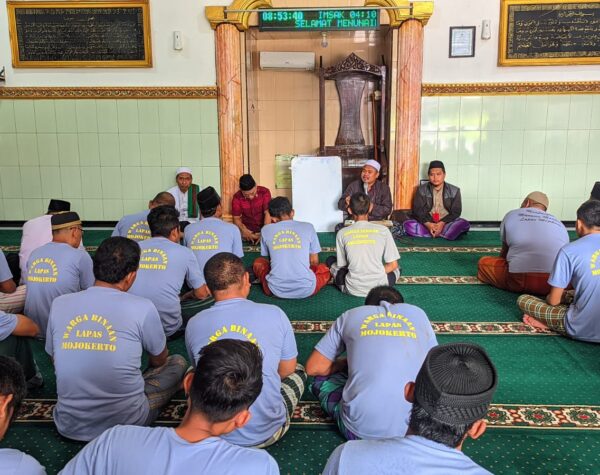 Perdalam Ilmu Agama, WBP Lapas Mojokerto Ikuti Program Pesantren Ramadan