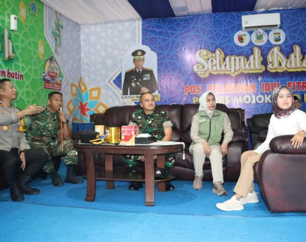 Jamin Kenyamanan Mudik Lebaran, Ning Ita dan Forkopimda Kota Mojokerto Tinjau Pos Pam Ops Ketupat Semeru 2025