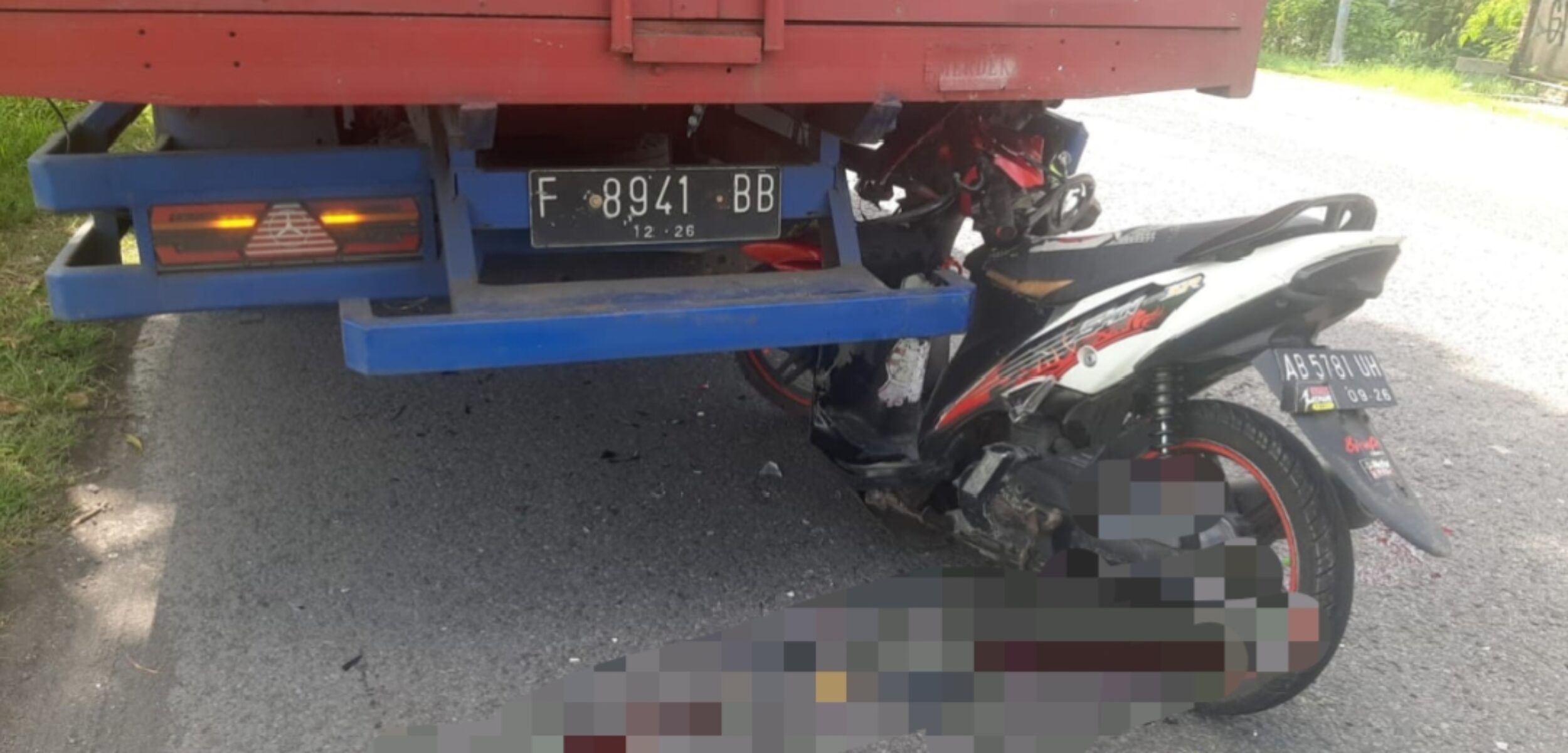 Pemotor di Bantul Meninggal Dunia Usai Tabrak Truk Parkir