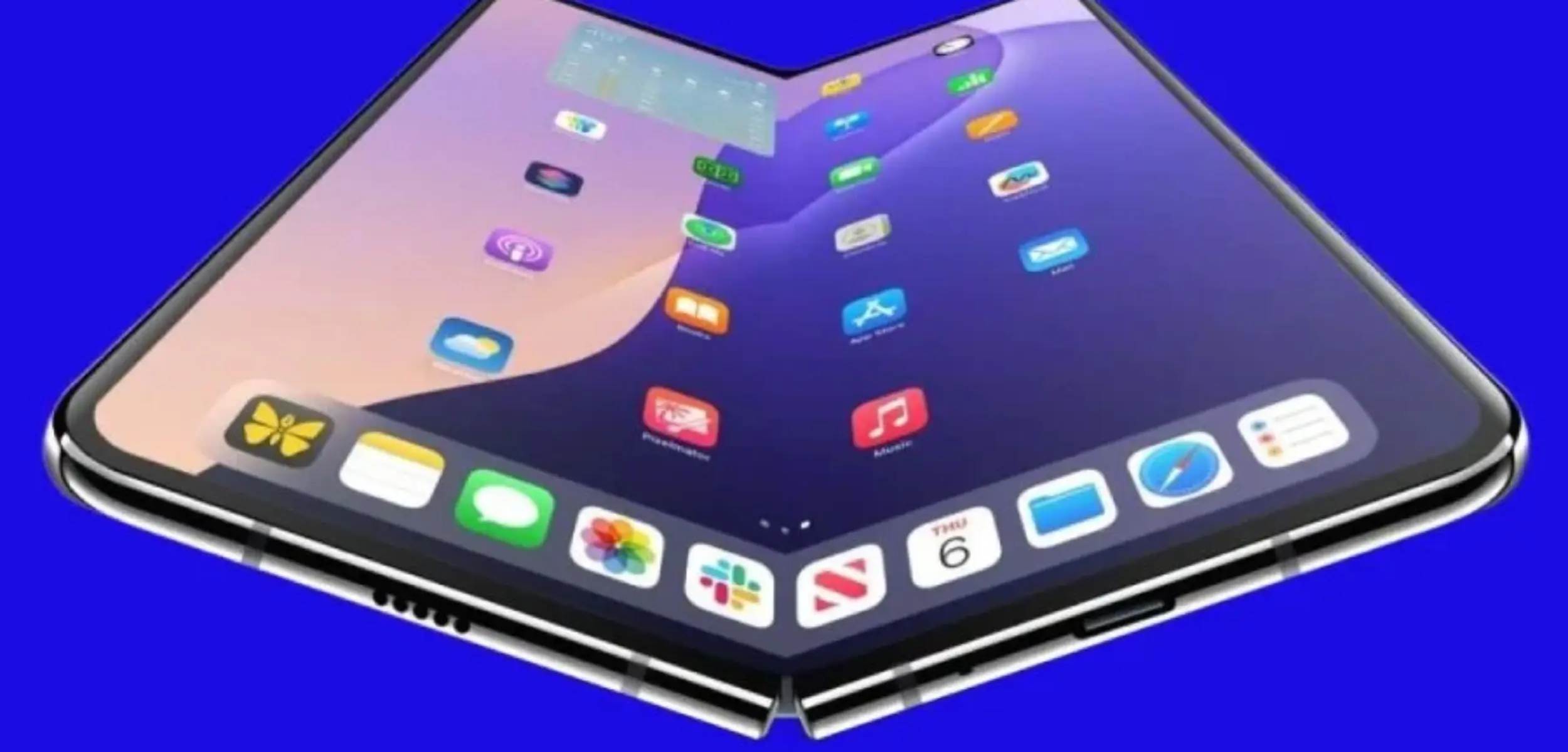 Foldable iPhone render
