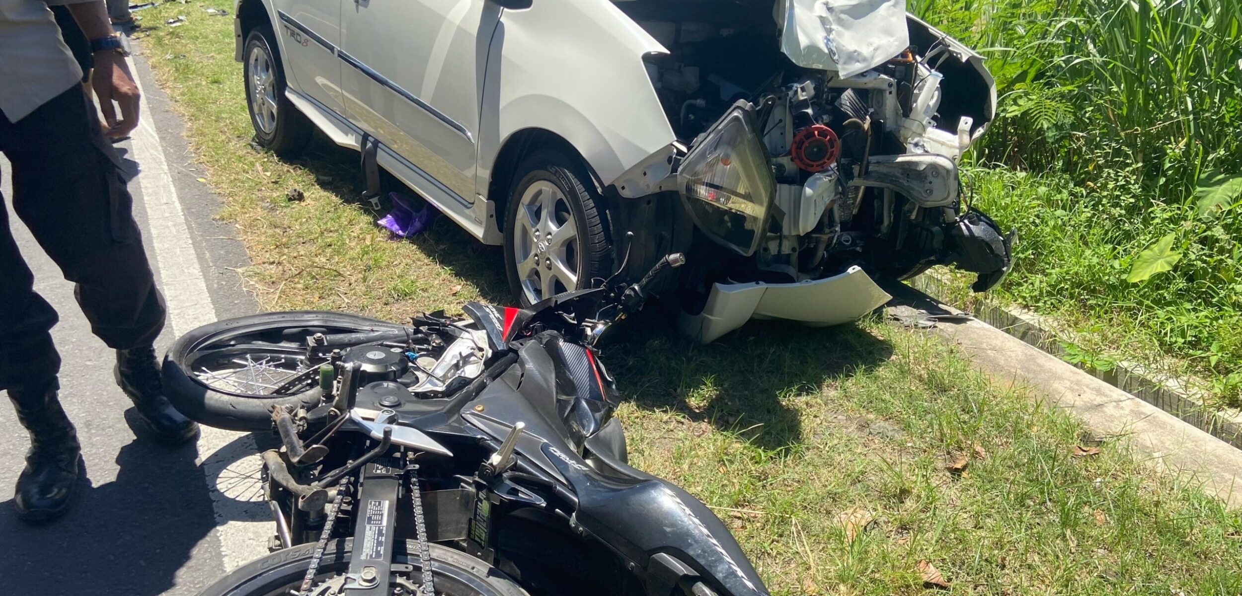 Kecelakaan Sepeda Motor Vs Mobil di Bantul, Remaja 15 Tahun Tewas