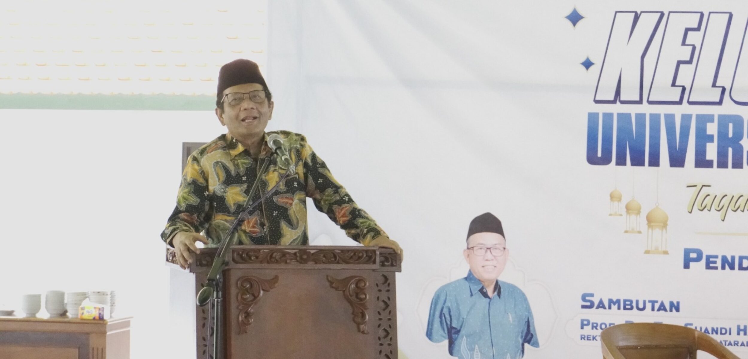 Hadiri Syawalan di Universitas Widya Mataram Yogyakarta, Begini Pesan Mahfud MD