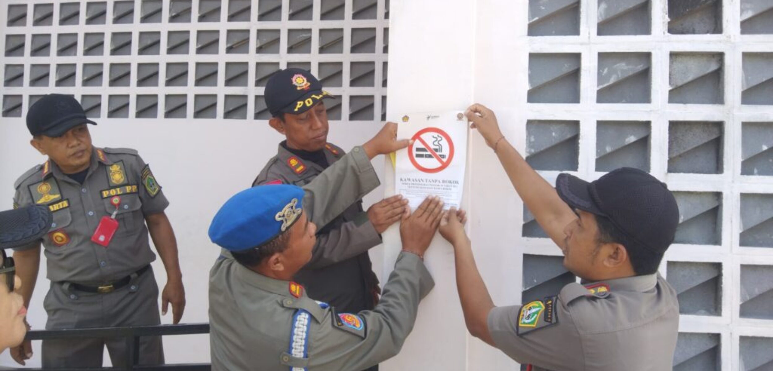 Tim Yustisi Tabanan Gencar Sosialisasi Kawasan Tanpa Rokok di Ruang Publik