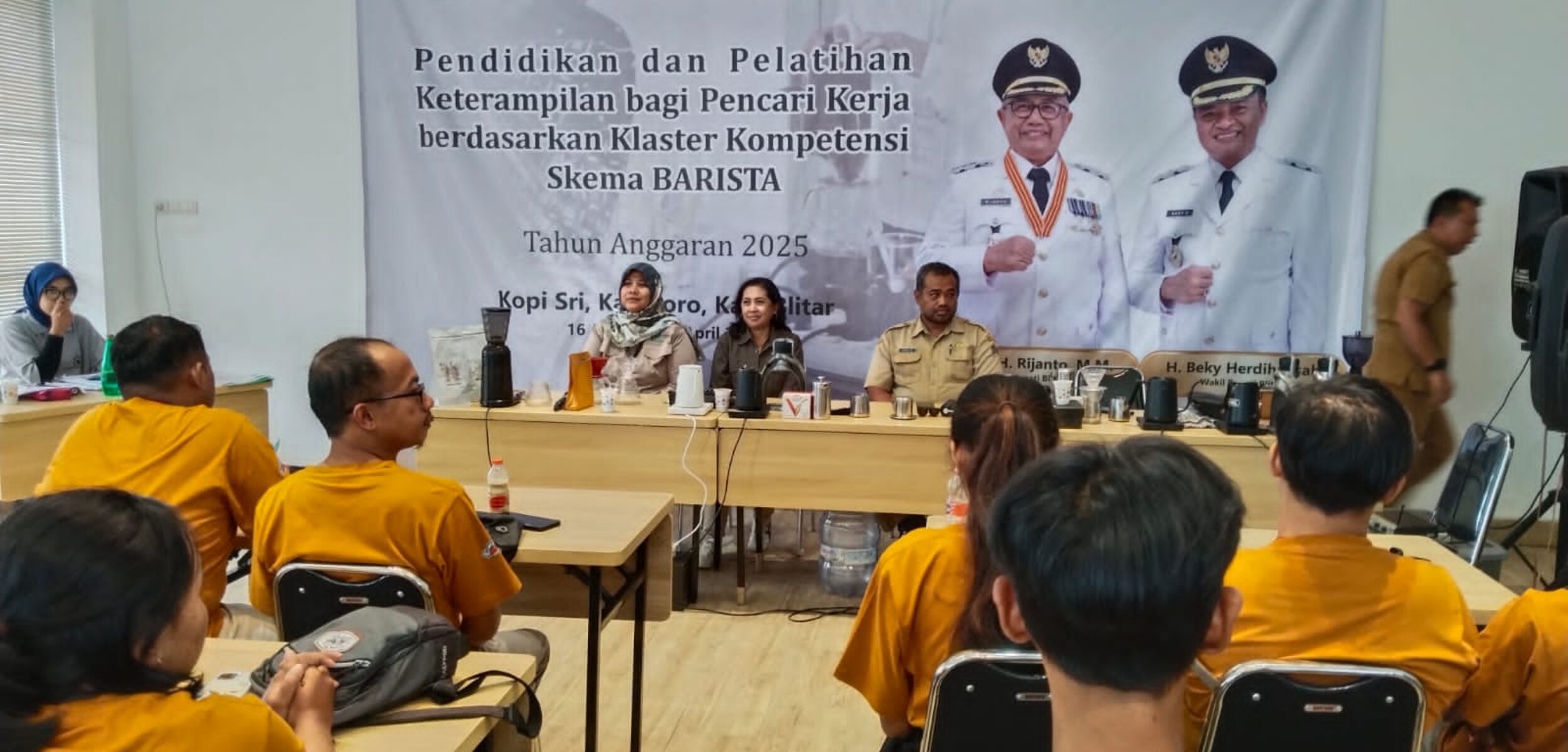 Disnaker Kabupaten Blitar Resmi Tutup Pelatihan Barista: Siapkan SDM Kompeten untuk Dorong Industri Kopi Lokal
